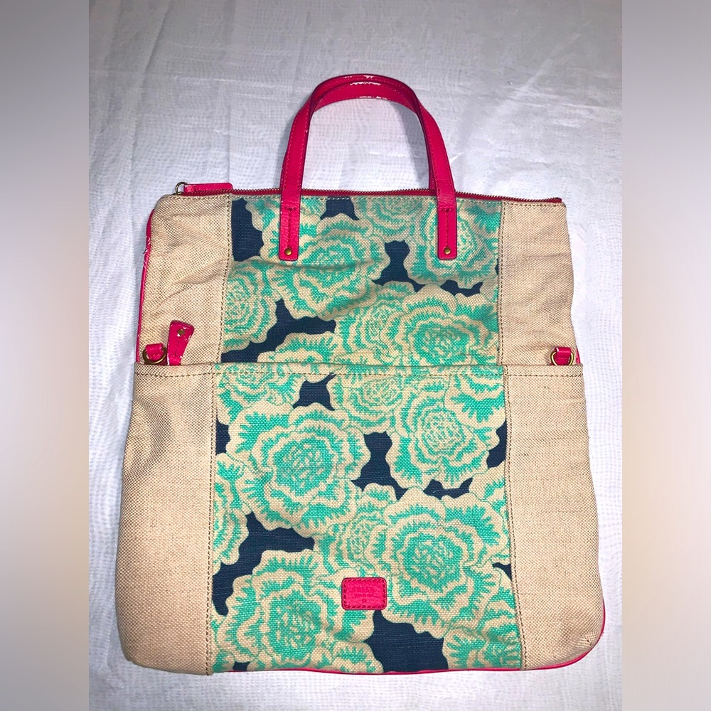 Fossil Explorer Floral Canvas Crossbody Bag